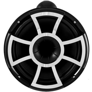 REV 10 B-X V2 | Wet Sounds Revolution Series 10" Black Tower Speaker With X Mount Kit For Surface Mounting