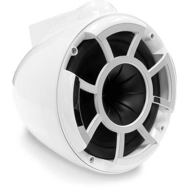 REV 8 W-X V2 | Wet Sounds Revolution Series 8" White Tower Speaker With X Mount Kit For Surface Mounting