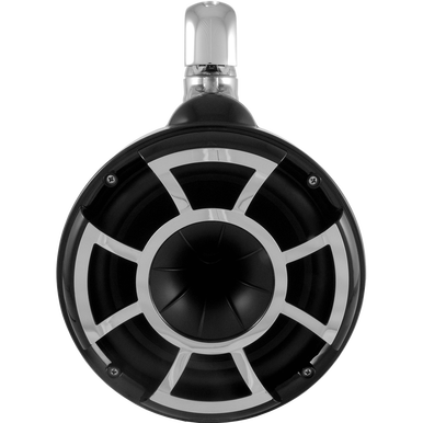 REV 8 B-SC V2 | Wet Sounds Revolution Series 8" Black Tower Speaker With TC3 Swivel Clamps For Tube Diameter 1 7/8” To 3”
